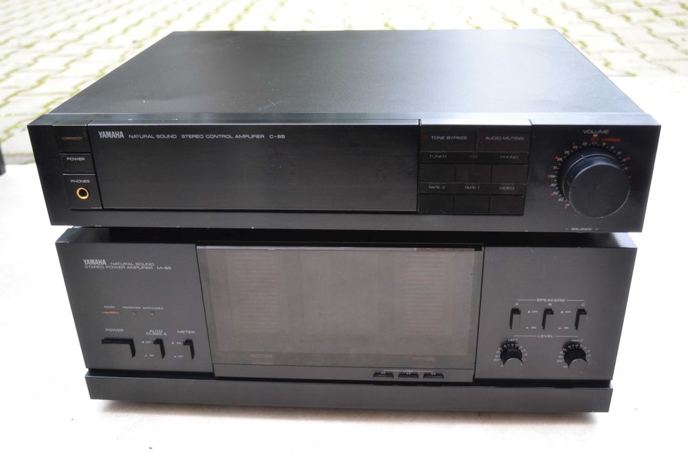 Amplificator putere Yamaha M 65 cu preamplificator Yamaha C 65