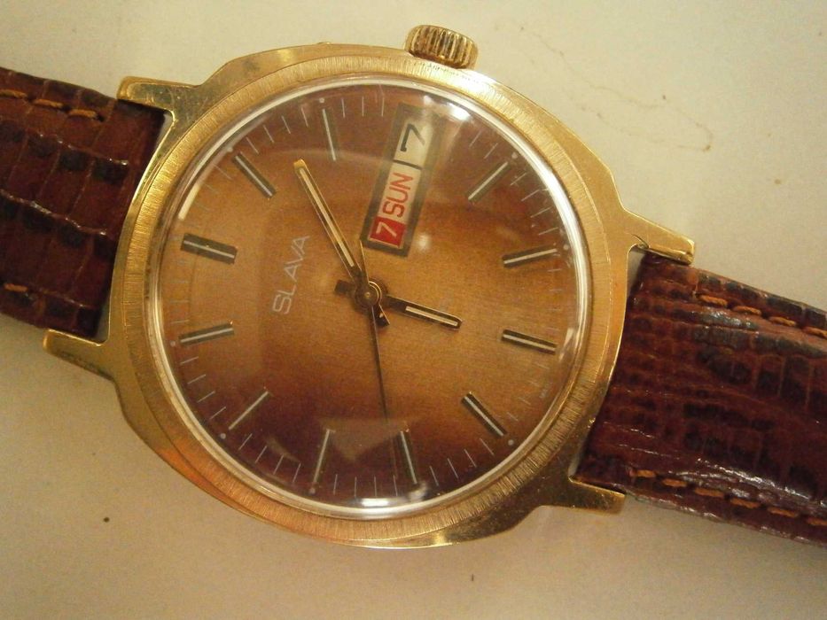 SLAVA, ръчно навиване, cal. 2428, made in USSR, case 37mm, TOP!