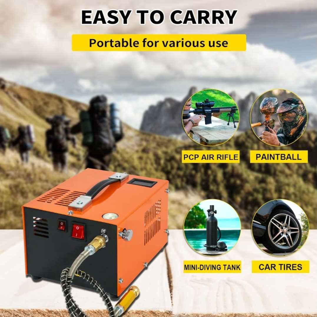 Компресор Tuxing PCP ,4500 PSI/ 300bar-12V/220V