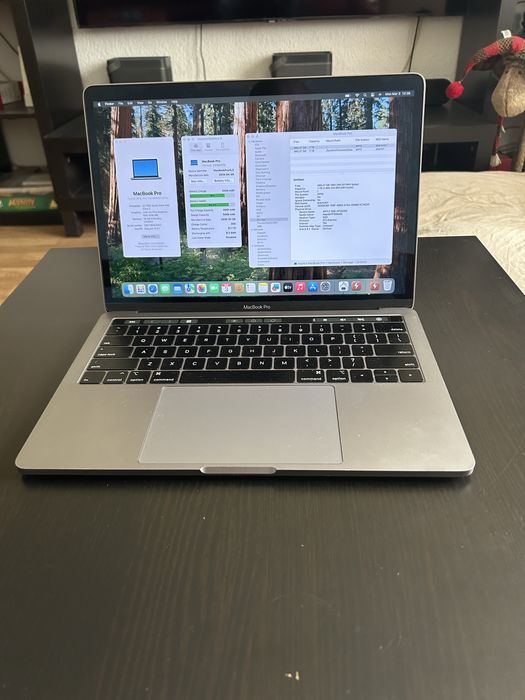 Macbook Pro 13" A1989 SSD 1 TB RAM 16GB