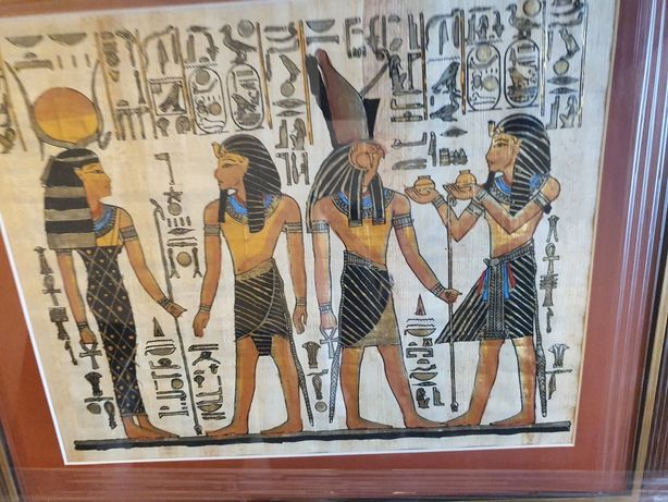 tablou cu motive egiptene