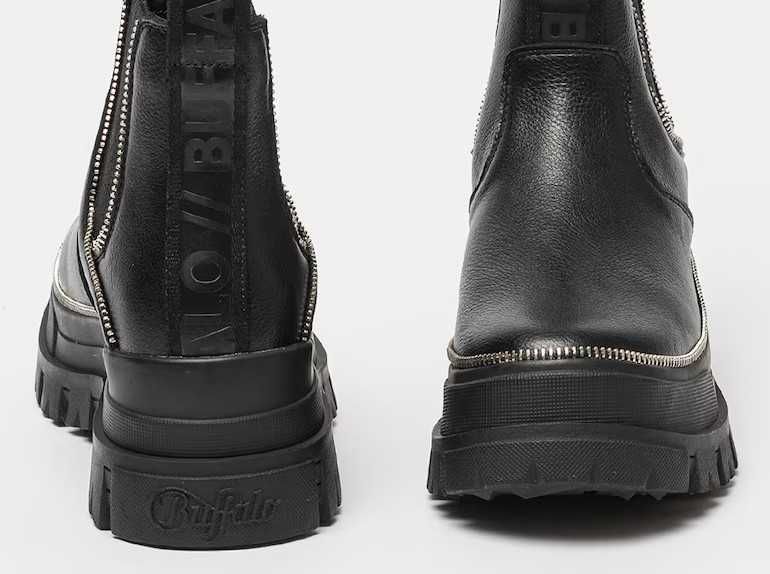 Buffalo - Боти от еко кожа с масивна подметка