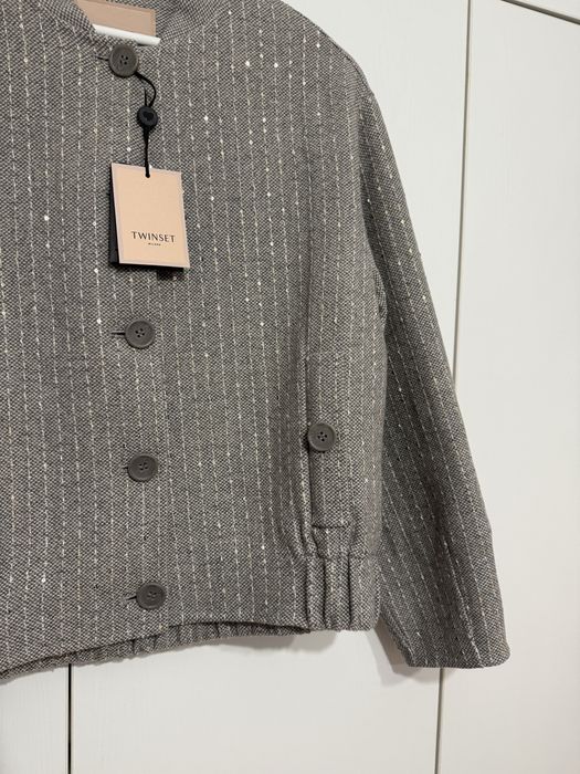 Вълнено бомбър яке Twinset