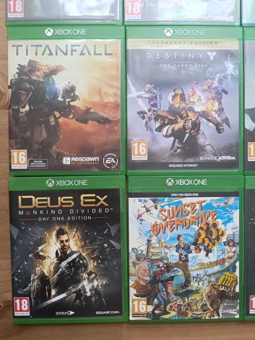 Xbox One FIFA Destiny Spark Sunset Overdrive Deus Ex Titanfall Shadow