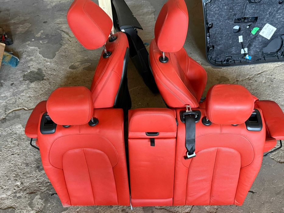 Interior piele sport cu incalzire rosu europa BMW seria 1 F40