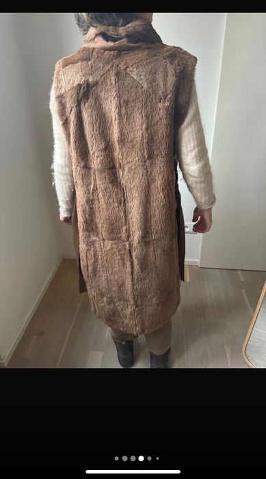 Blană naturală model Jean Paul Gaultier