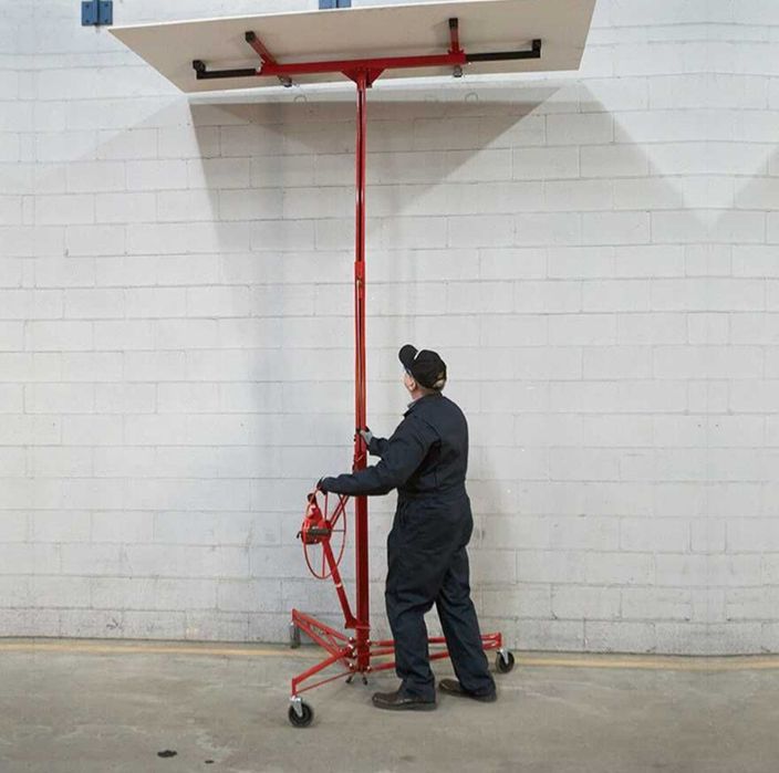 Dispozitiv Ridicat Macara Placi Rigips OSB MDF PAL Inaltime 3.35m SB