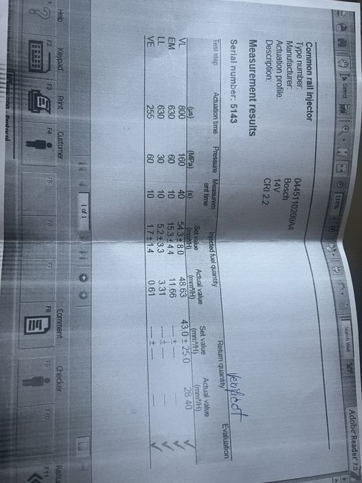 Injectoare BMW 2.0 diesel cod 0445110209