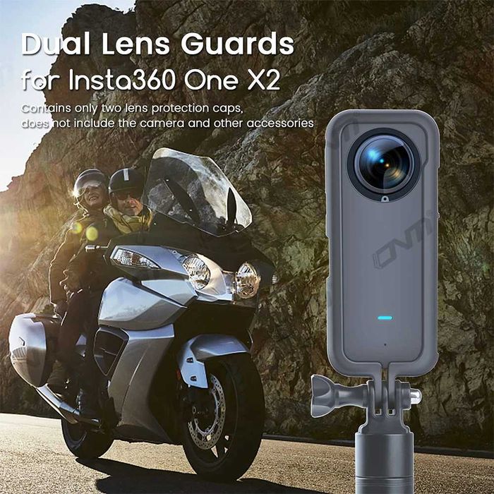 Protectie obiective lentile de sticla pentru camera Insta360 ONE X2