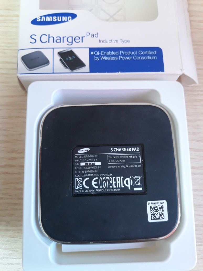 Incarcator wireless Samsung S Charger Pad mini gold