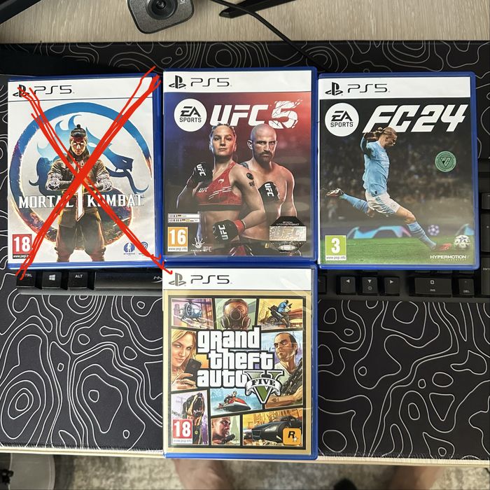 Продам игры на ps5