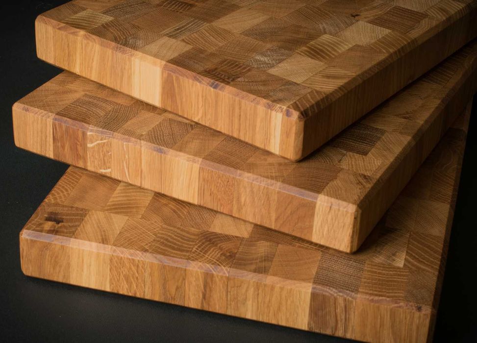 Tocator de lemn cu fibra intoarsa (end grain)