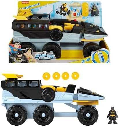 Нов Fisher-Price Imaginext Бат-Танк със светлини и звуци HVY04 играчка