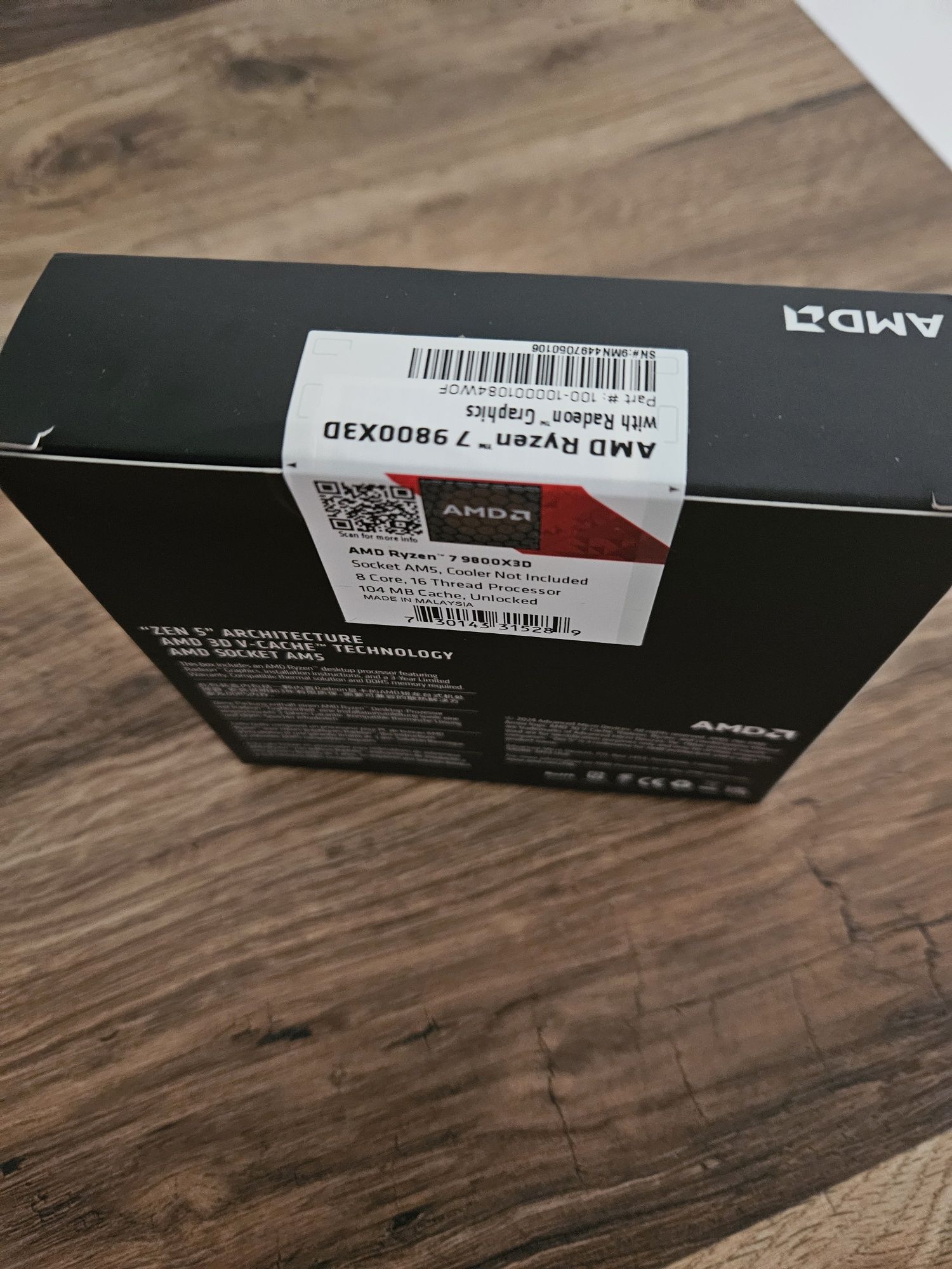 Ryzen 7 9800X3D Sigilat