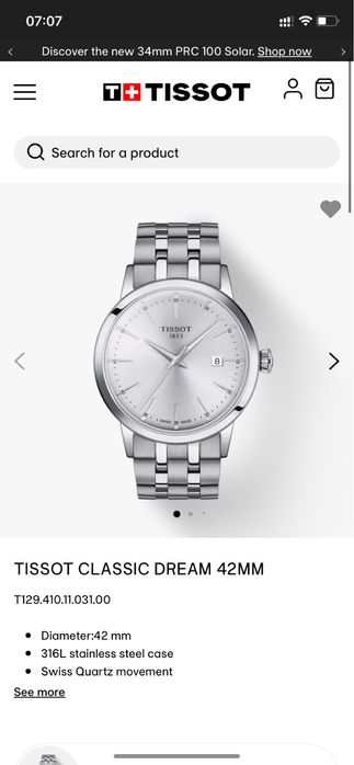 Tissot Classic Dream 42MM