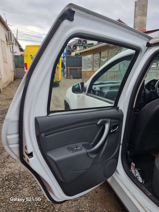 Usa Stanga Spate Dacia Duster Facelift 2013 - 2018 SUV 4 Usi Blanc Glacier 369 (1384)