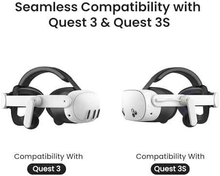 Нова KIWI Audio Каишка с Батерия за Meta Quest 3/3S VR Зареждане игри