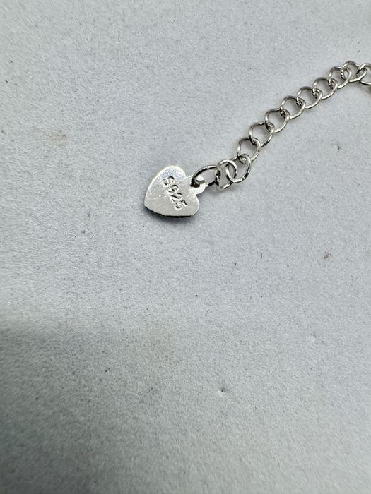 Сребърна гривна с мойсанит (диамант) 0.5 карата