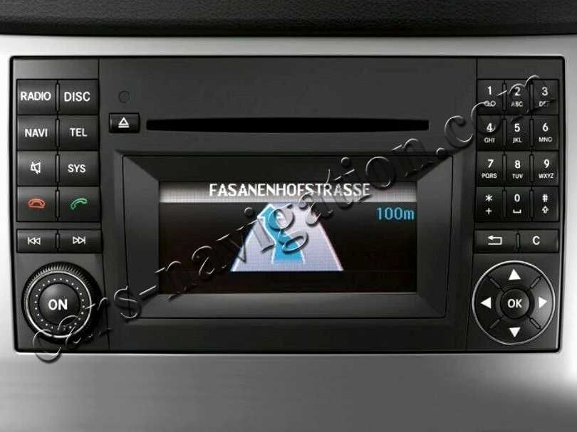 ОРИГИНАЛЕН ДИСК за навигация Мерцедес България A B CLS E GL ML R Vito