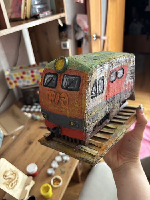 Поезд ручная работа