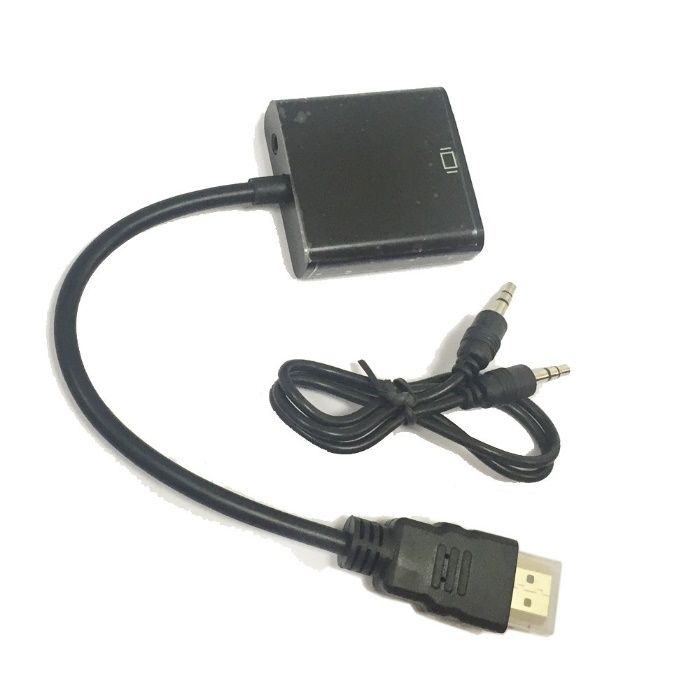 Cablu Convertor Adaptor HDMI la VGA HDMI Tata VGA Mama HDMI In VGA Out