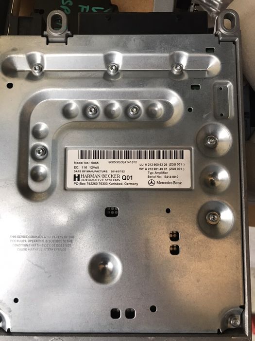 Amplificator muzica Mercedes E CLASS W212 HARMAN KARDON