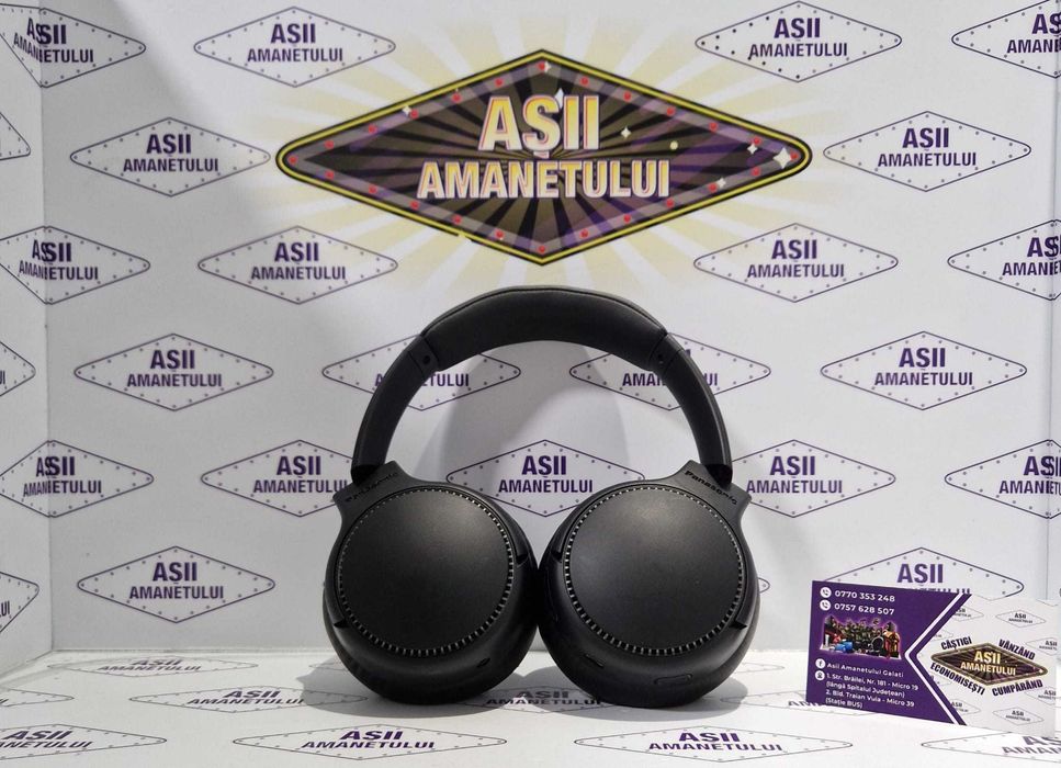 Casti extrabass Panasonic RB-M500B/Gaming Sagitta si Honor Choice Clip