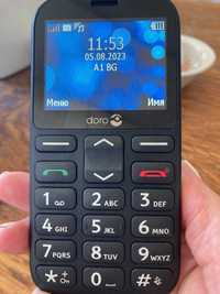 Мобилен телефон за възрастни Doro 1360 с бутон за спешно повикване