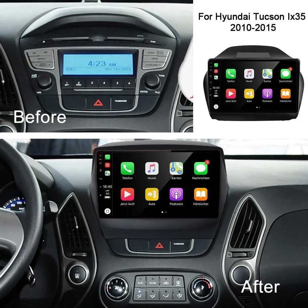 Навигация Двоен дин Мултимедия за Hyundai Tucson IX35 Android Хюндай