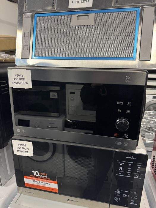 Cuptor cu microunde cu grill LG MH6565CPW