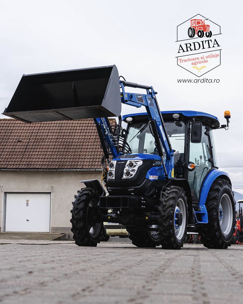 Tractor Solis 50 Cp cu cabina si incarcator frontal Ardita BH