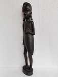 statueta unicat,sculptura lemn abanos,arta africa masai tribala