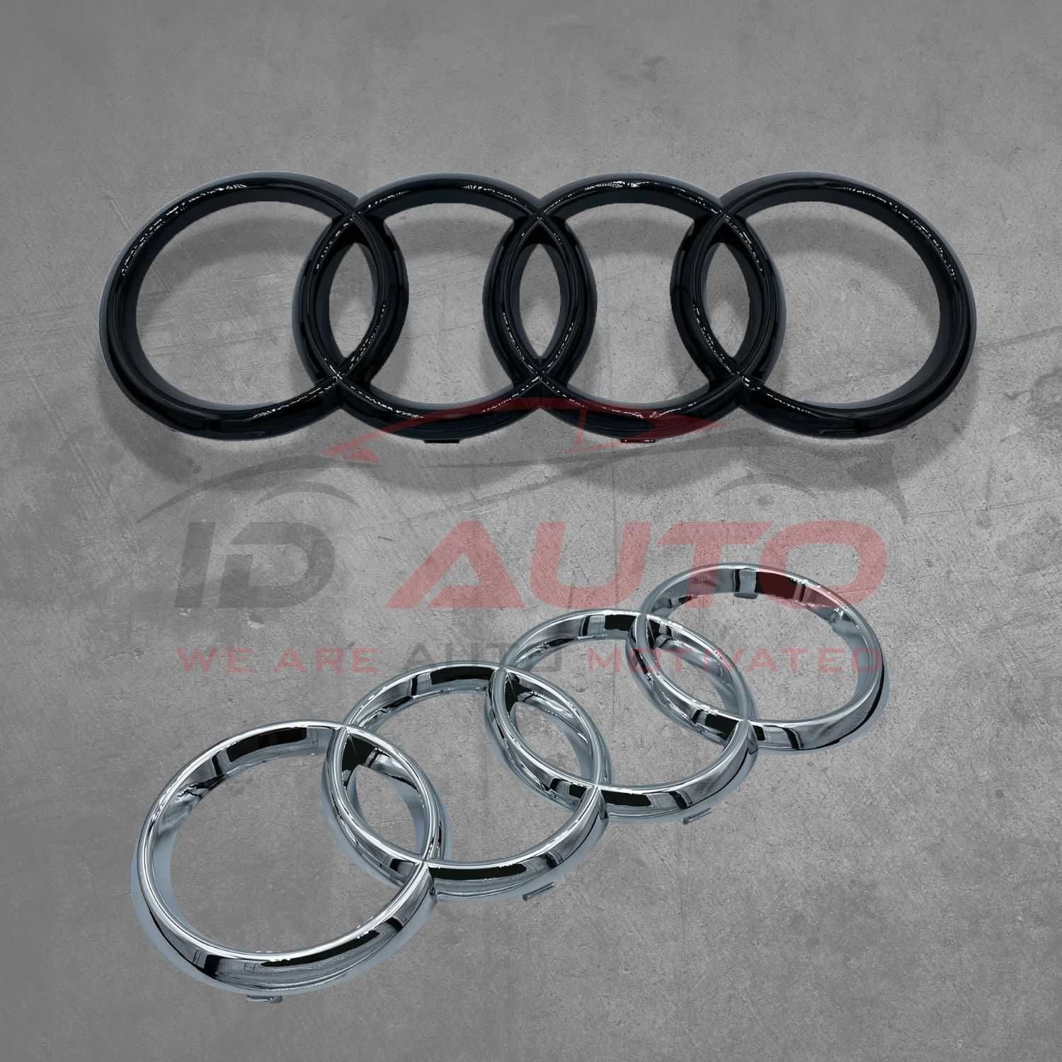 Емблема предна или задна за Ауди Audi A3, Q7, A5, A4, A6, A7 A8,  хром