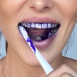 V34 Pasta de dinti gel purple, albire/corector de culoare a dinților