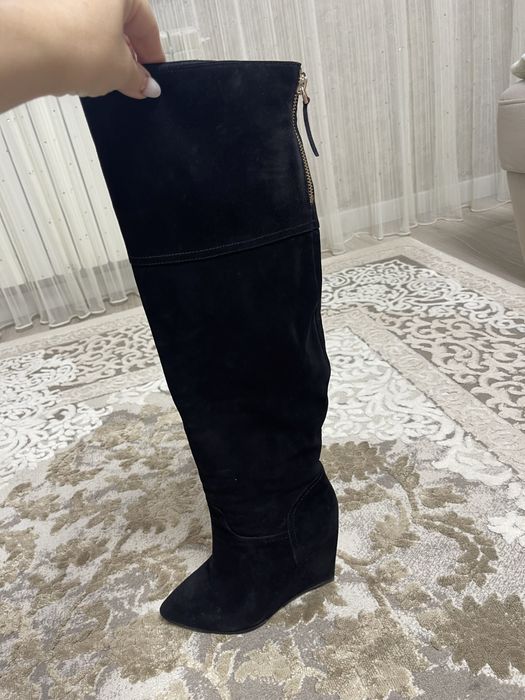 Сапоги натуральная замжа мех