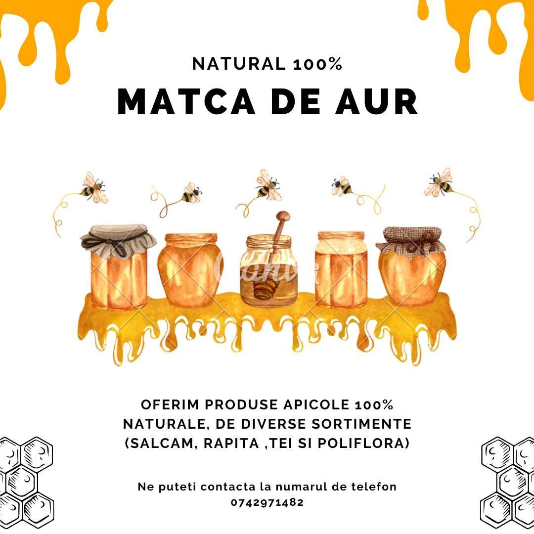 Miere albine, 100% NATURALA