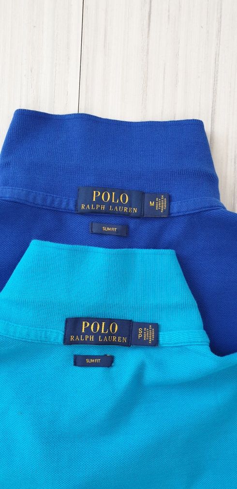 POLO Ralph Lauren Pique Cotton Slim Fit S и M НОВО ОРИГИНАЛ 2бр Мъжки