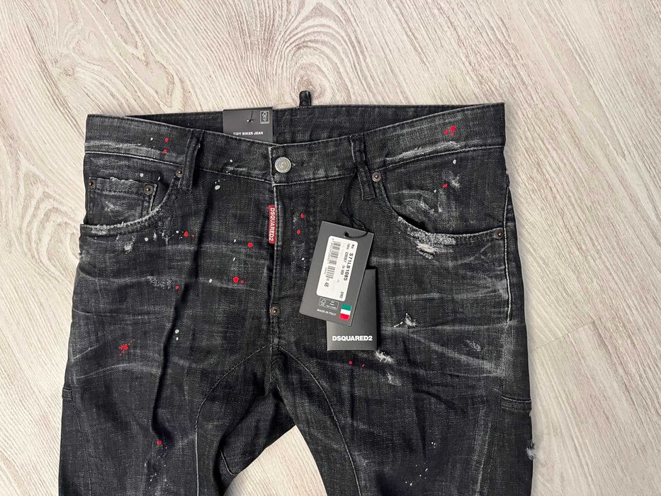 Dsquared2 blugi Tidy Biker Jean 48 italy, sau M, retail 725 euro