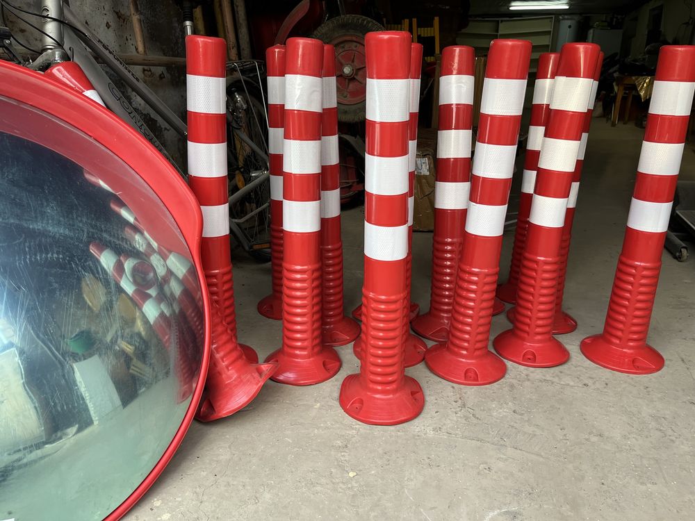 Дорожные столбики ограждения геливие 75 см .дорожные знаки