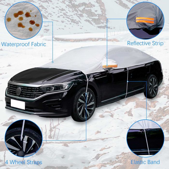 Покривало за кола Водоустойчив калъф за хечбек, седан и SUV