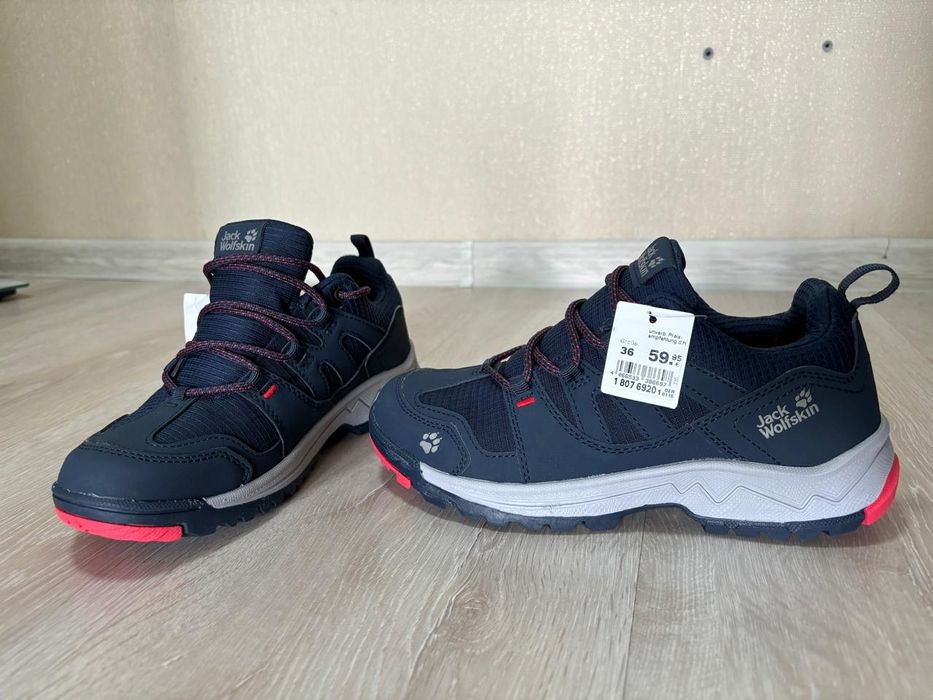 Новые полуботинки JackWolfskin 36р
