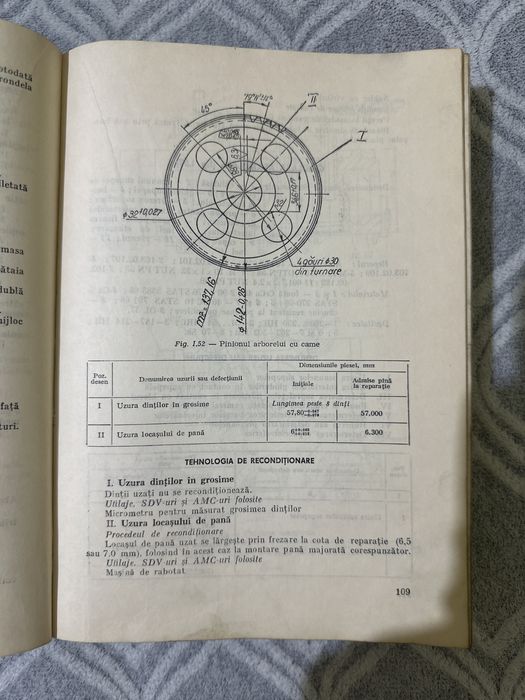 Tehnologia de reparare a tractoarelor u650 si u651