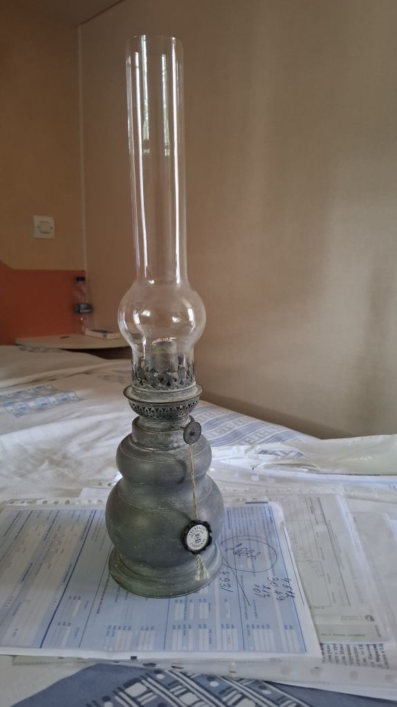 Красива газена лампа