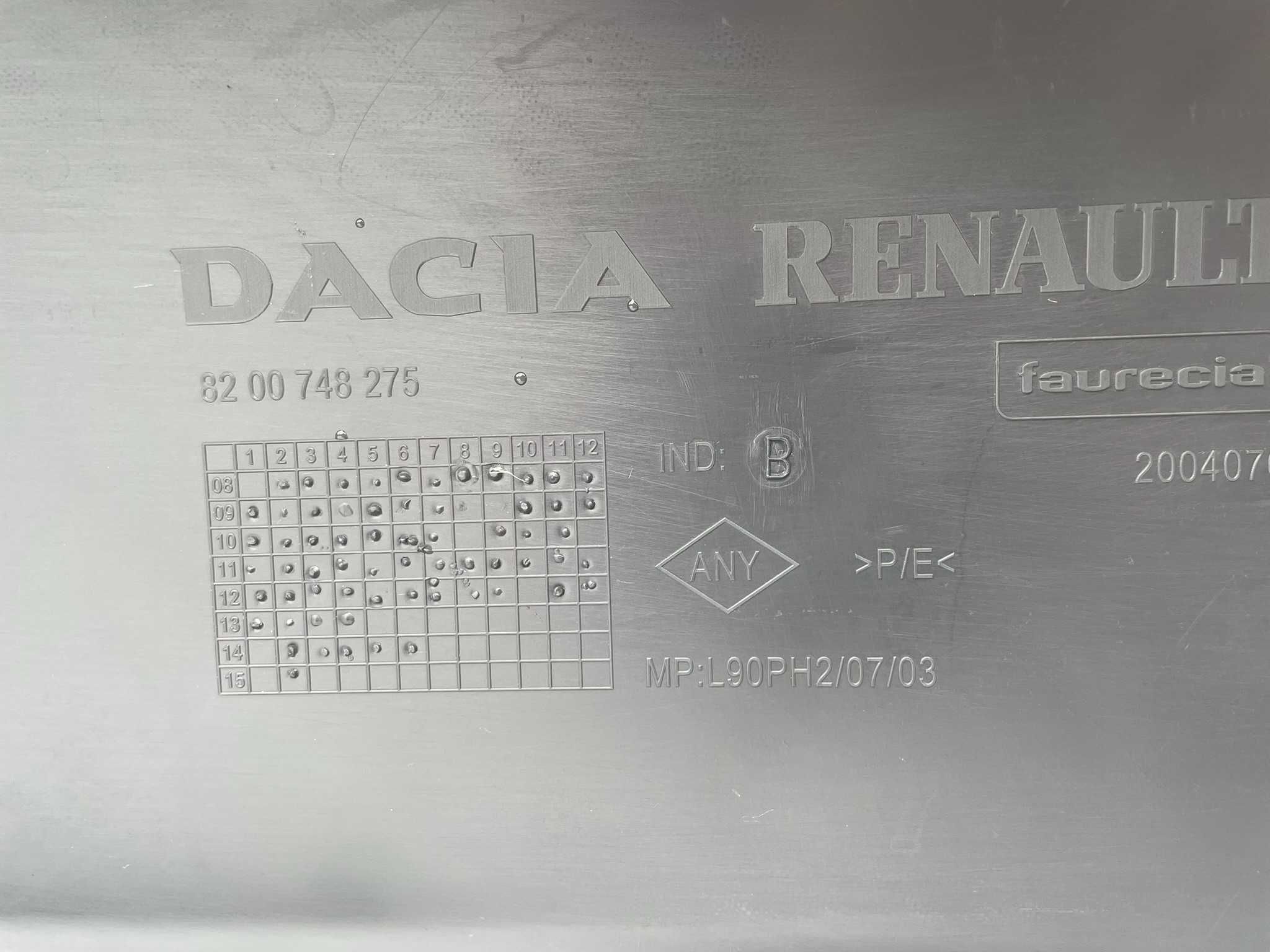 Bara fata Dacia Logan 1 facelift 2007-2012 noua originala Renault