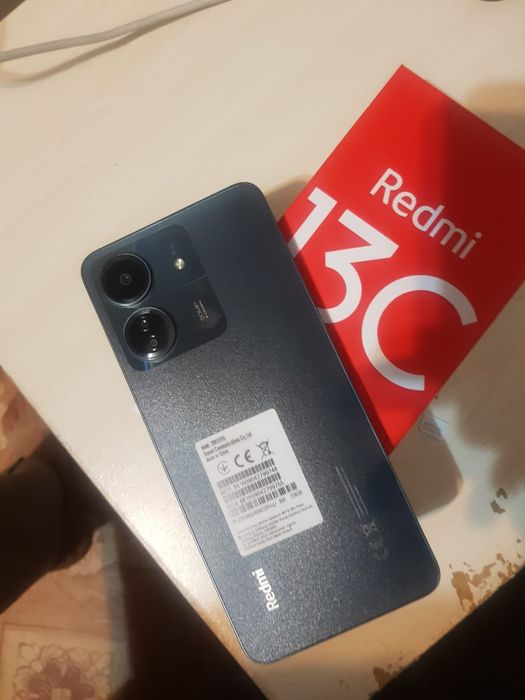 Сатылады Редми.13с 256г телефон жаксы почти новый катпайды каробка док