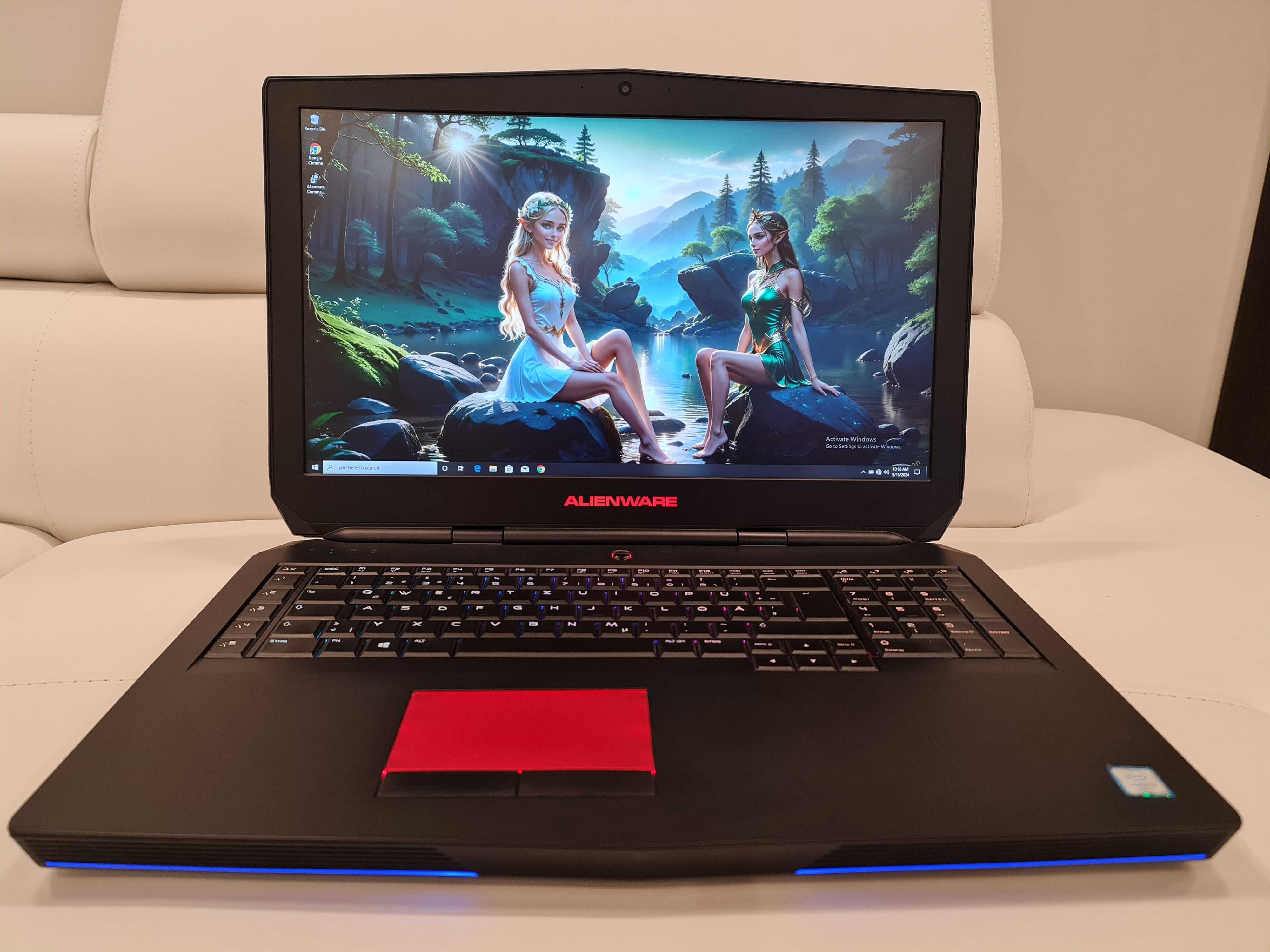 Laptop gaming ALIENWARE 17,3 ,intel core i7 ,video 6 GB GTX, ram 16 gb