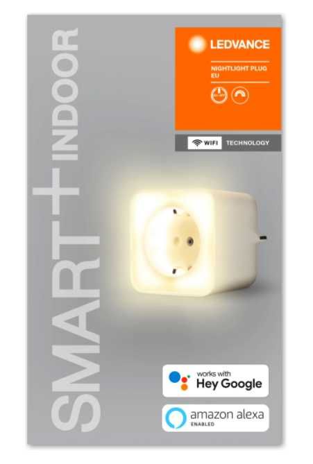 Vand Priza Ledvance Smart+ Wi-Fi cu lumina de noapte,16A,3680W