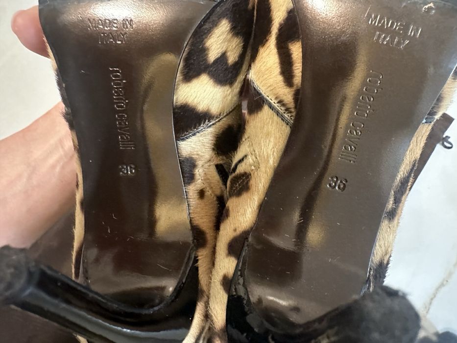 Ботуши с ток Roberto Cavalli