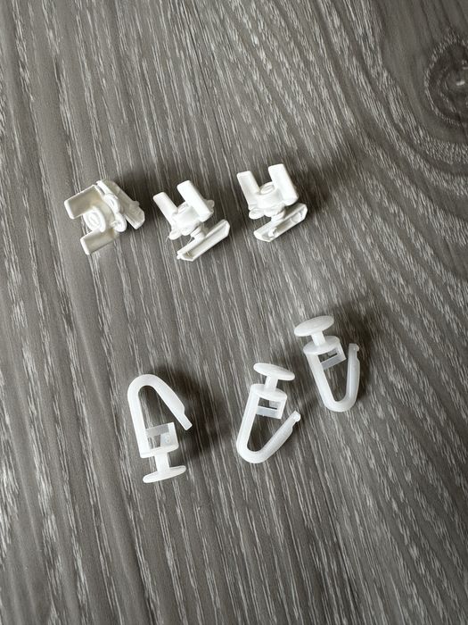 Продам крючки и заглушки для штор и тюля