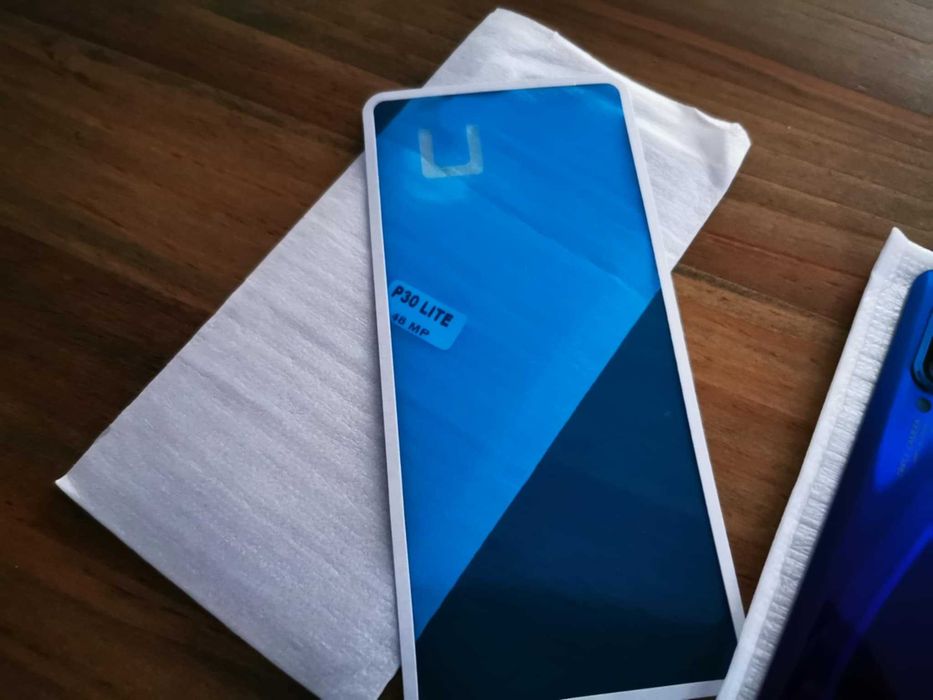 Capac spate cu lentile camere Huawei P30 lite carcasa sticla